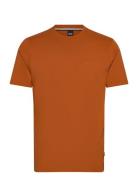 Thompson 01 Tops T-shirts Short-sleeved Orange BOSS