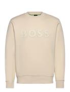 Salbo Sport Sweat-shirts & Hoodies Sweat-shirts Beige BOSS