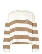 Barbour Faye Sweatshirt Tops Sweat-shirts & Hoodies Sweat-shirts Cream...
