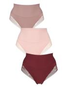 Seamless String Light Shape 3-Pack Stringit Alusvaatteet Pink Missya
