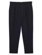 Strap Bottoms Trousers Formal Navy Reiss