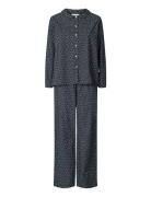 Frida Pajama - Poplin Pyjama Navy STUDIO FEDER