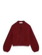Mschzafina Cardigan Tops Knitwear Cardigans Burgundy MSCH Copenhagen