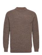 Barbour Horseford Crew Neck Jumper Tops Knitwear Round Necks Brown Bar...
