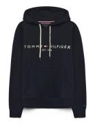 Core Tommy Logo Hoody Tops Sweat-shirts & Hoodies Hoodies Navy Tommy H...