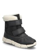 J Flexyper Girl B Ab Talvikengät Tarroilla Black GEOX