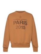 Sun Almond Brown Bear Sweatshirt Tops Sweat-shirts & Hoodies Sweat-shi...