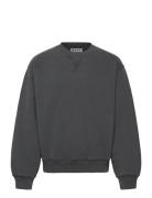 Bubble Crewneck Washed Black-46 Tops Sweat-shirts & Hoodies Sweat-shir...