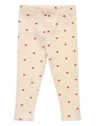Tnsbrhea Rib Leggings Bottoms Leggings Cream The New
