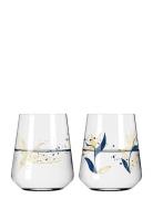 Sparkle Vattenglas 2-Pack Home Tableware Glass Drinking Glass Nude Rit...