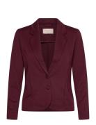 Fqnanni-Ja Blazers Single Breasted Blazers Burgundy FREE/QUENT
