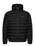 Hooded Insulated Jacket Vuorillinen Takki Topattu Takki Black Fred Per...