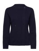 Marlis Cardigan Tops Knitwear Cardigans Navy Jumperfabriken