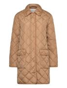 Quilted Coat With Cord Trim Tikkitakki Beige GANT