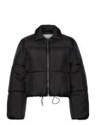 Puffer Jacket Vuorillinen Takki Topattu Takki Black Monki