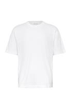 Heavy Weight Boxy T Shirt Tops T-shirts Short-sleeved White Hollister