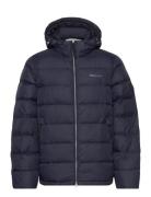 Active Cloud Jacket Vuorillinen Takki Topattu Takki Blue GANT
