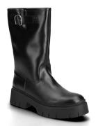 Kris_Bkboot_Brom Shoes Boots Ankle Boots Ankle Boots Flat Heel Black H...