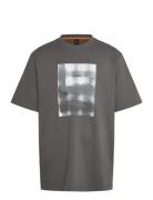 Te_Brokenice Tops T-shirts Short-sleeved Grey BOSS