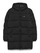 Tjm Essential Down Parka Ext Parka Takki Black Tommy Jeans