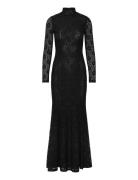 Harlyn Lace Maxi Dress Maksimekko Juhlamekko Black Bardot