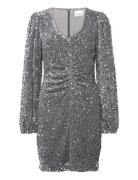 Teagan Sh Dress Lyhyt Mekko Grey Noella
