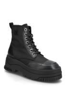 Tjw Lace Up Flatform Boot Shoes Boots Winter Boots Black Tommy Hilfige...