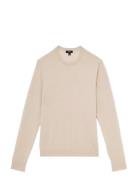 Wessex Tops Knitwear Round Necks Beige Reiss