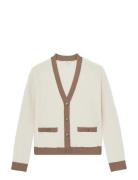 Olli Tops Knitwear Cardigans Cream Reiss