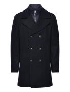 Bs Nelson Slim Fit Coat Villakangastakki Pitkä Takki Navy Bruun & Sten...