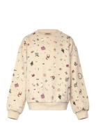 Sweatshirt L/S Elliot Tops Sweat-shirts & Hoodies Sweat-shirts Beige W...