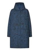 Mathilde Topattu Pitkä Takki Navy Masai