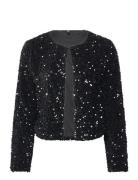 Vmbella Ls O-Neck Short Sq Cardigan Jrs Tops Knitwear Cardigans Black ...