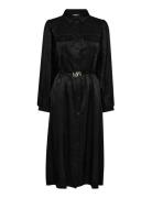 Mmraya Monogram Dress Maksimekko Juhlamekko Black MOS MOSH