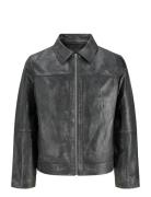 Jorclean Leather Jacket Styd Aw25 Nahkatakki Black Jack & J S
