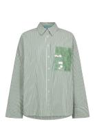 Nudarmi Shirt Tops Shirts Long-sleeved Green Nümph