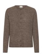 Ihkamara Ca13 Tops Knitwear Cardigans Brown ICHI