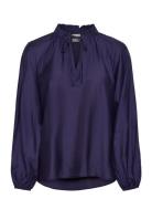 Ihkarlani Ls Tops Shirts Long-sleeved Purple ICHI
