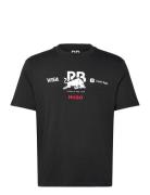 Dtsunoda02-Rb24 Tops T-shirts Short-sleeved Black HUGO