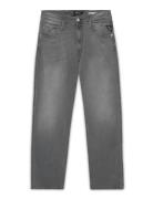 Anbass Trousers Slim C-Stretch Bottoms Jeans Slim Grey Replay