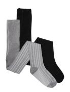 Stockings 2-Pack Sukkahousut Grey Creamie