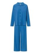 Frida Pajama - Poplin Pyjama Blue STUDIO FEDER