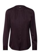 Banorah Tops Blouses Long-sleeved Purple BOSS