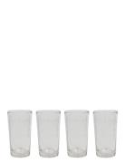 Kuki Highball Glass - Pack Of 4 Home Tableware Glass Drinking Glass Nu...