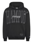 Hooded Sweatshirt Tops Sweat-shirts & Hoodies Hoodies Black Champion