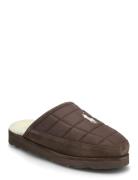 Nylon/Suede-Reade Scuff Ii Aamutossut Tohvelit Brown Polo Ralph Lauren
