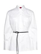 Everlee Tops Shirts Long-sleeved White HUGO