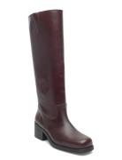 Long Boots Korkeavartiset Saapikkaat Brown Billi Bi
