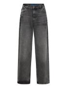 Leni_B Bottoms Jeans Wide Grey HUGO BLUE
