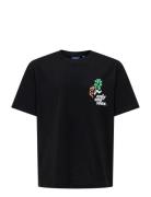 Osjfred Laurent Flow. Rlx Ss Jrs Noos Tops T-shirts Short-sleeved Blac...